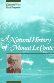 Cover of: A natural history of Mount Le Conte