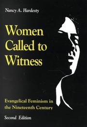 Women called to witness by Nancy A. Hardesty