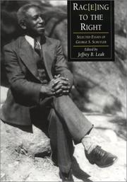 Cover of: Rac(e)ing to the right: selected essays of George S. Schuyler