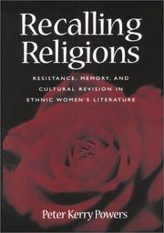 Cover of: Recalling religions | Peter Kerry Powers
