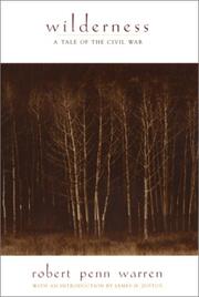 Wilderness by Robert Penn Warren