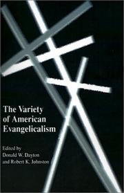 Cover of: The Variety of American Evangelicalism