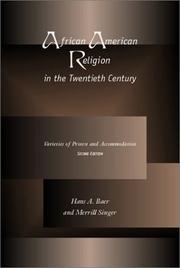 Cover of: African American Religion: Varieties of Protest and Accommodation