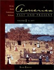 America Past and Present, Volume I