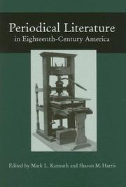 Cover of: Periodical literature in eighteenth-century America