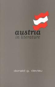 Cover of: Austria in literature