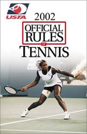 Cover of: Official Rules of Tennis by United States Tennis Association.