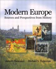 Cover of: Modern Europe: sources and perspectives from history