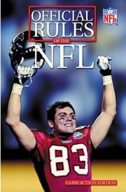 Cover of: Official Playing Rules of the NFL by Larry Upson, Larry Upson