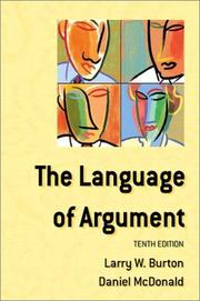 Cover of: The Language of Argument (10th Edition)