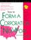 Cover of: How to form a corporation in New York