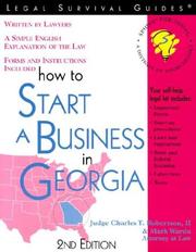 How to start a business in Georgia by Charles T. Robertson