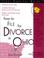 Cover of: How to file for divorce in Ohio