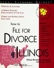 Cover of: How to file for divorce in Illinois