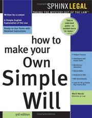 How to make your own simple will