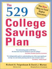 Cover of: The 529 College Savings Plan | Richard A. Feigenbaum
