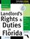 Cover of: Landlords' rights and duties in Florida
