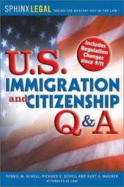 Cover of: U.S. immigration and citizenship Q&A by Debbie M. Schell