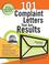Cover of: 101 Complaint Letters That Get Results