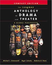 Cover of: The Longman anthology of drama and theater: a global perspective