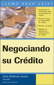 Cover of: Como Negociar su Credito by Brette McWhorter Sember