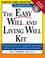 Cover of: Wills, living wills, and powers of attorney (with CD-ROM)