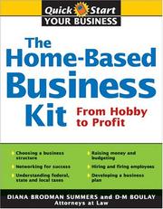 Cover of: The home-based business kit