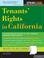 Cover of: Tenants' rights in California
