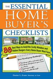 Cover of: The Essential Home Buyer's Checklists