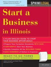 Cover of: Start a Business in Illinois by Mark Warda, Linda Connel