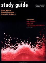 Cover of: Study Guide Volumes 2 and 3 for Physics, Fourth Edition (Physics 4 & 3)