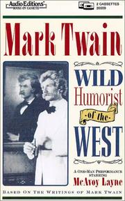 Cover of: Mark Twain: Wild Humorist of the West