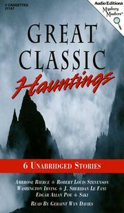 Cover of: Great Classic Hauntings: Six Unabridged Stories (Audio Editions Mystery Masters)