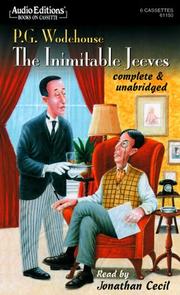 Cover of: The Inimitable Jeeves by P. G. Wodehouse