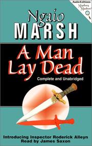 Cover of: A Man Lay Dead | 