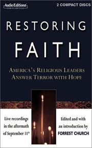 Cover of: Restoring Faith: America's Religious Leaders Answer Terror with Hope (Audio Editions)