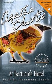 Cover of: At Bertram's Hotel by Agatha Christie