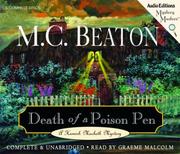 Cover of: Death of a Poison Pen by M. C. Beaton