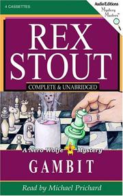 Cover of: Gambit by Rex Stout