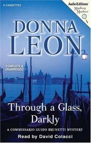 Cover of: Through a Glass, Darkly by Donna Leon