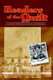 Cover of: Readers of the quilt: essays on being black, female, and literate