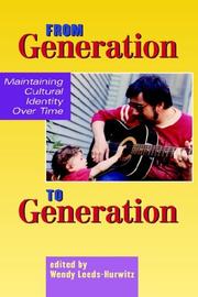 Cover of: From Generation to Generation: Maintaining Cultural Identity over Time