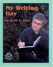 Cover of: My writing day by David A. Adler