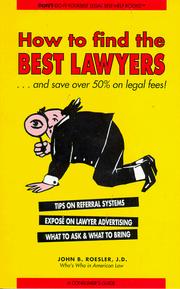 How to find the best lawyers by John Roesler