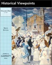 Cover of: Historical Viewpoints by John Arthur Garraty