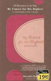 Cover of: My Utmost for his Highest by 