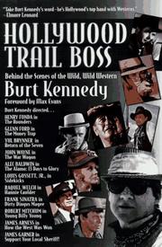 Hollywood trail boss by Burt Kennedy