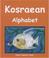 Cover of: Kosraean alphabet