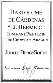 Cover of: Bartolom¿ De C¿rdenas "El Bermejo" by Judith Berg-Sobre