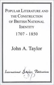 Cover of: Popular literature and the construction of British national identity, 1707-1850